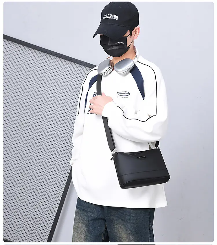 Korean Style Water-Repellent Crossbody Bag for Men — feature 29
