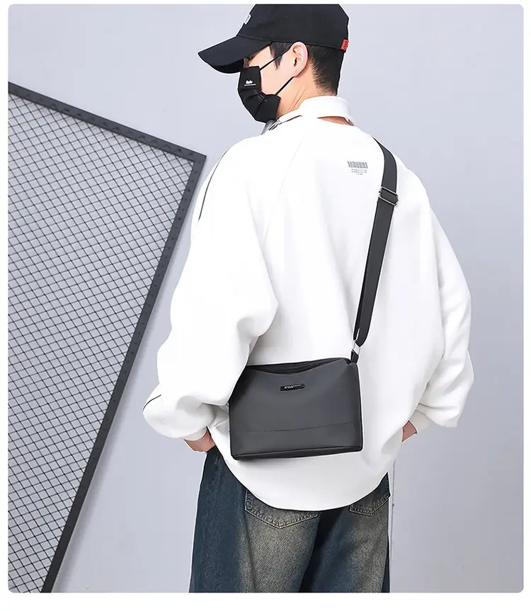 Korean Style Water-Repellent Crossbody Bag for Men — feature 33
