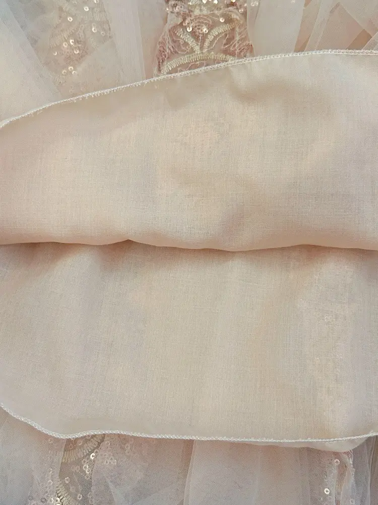 Girls' Dress 2026 Summer New Style Children's Stylish Princess Dress Baby Fashion Mesh Flutter Sleeve Vest Dress