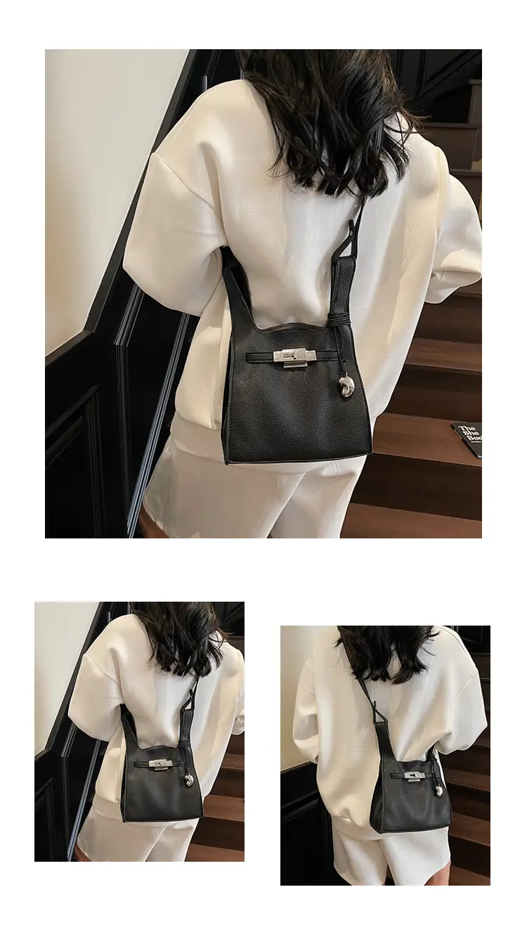 Stylish White Korean Style Shoulder Bag for Women — feature 11