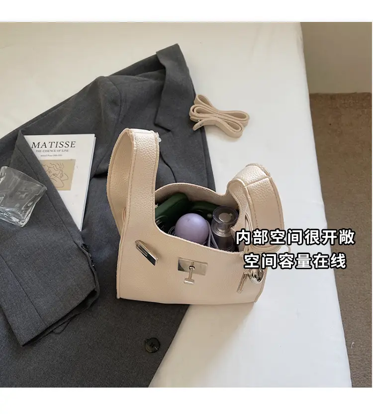 Stylish White Korean Style Shoulder Bag for Women — feature 6