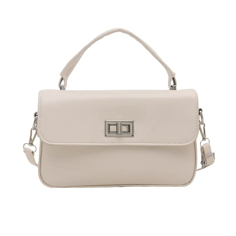 2025 Women's Silver Textured Square Handbag - Image 3