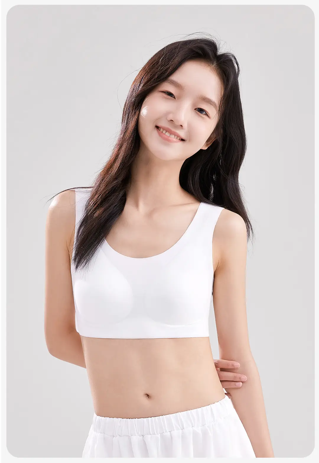 Seamless Underwear for Junior High School Students, 15-Year-Old Girls' Anti-Shock Vest, Second and Third Stage Teenage Bras — feature 14