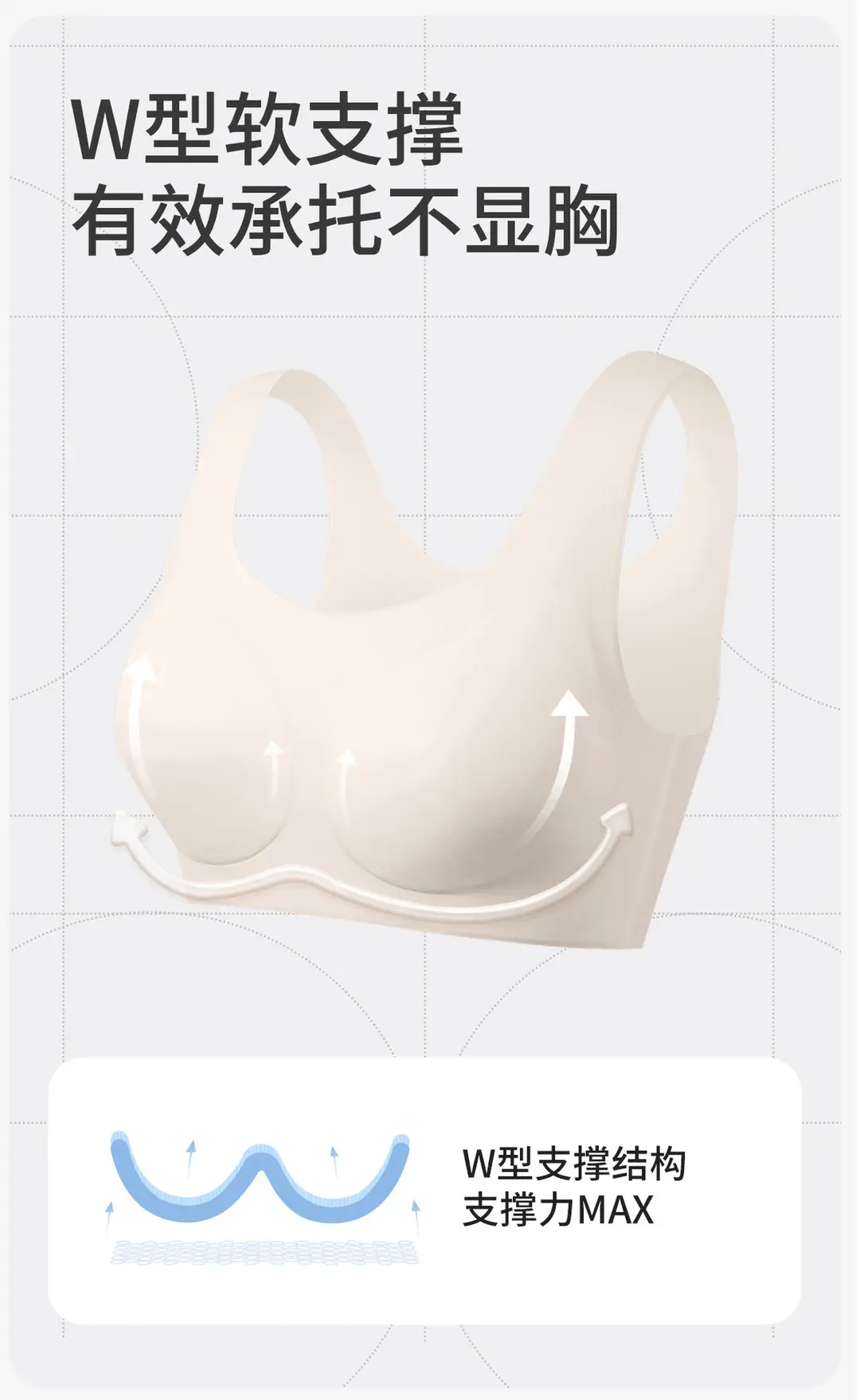 Seamless Underwear for Junior High School Students, 15-Year-Old Girls' Anti-Shock Vest, Second and Third Stage Teenage Bras — feature 2