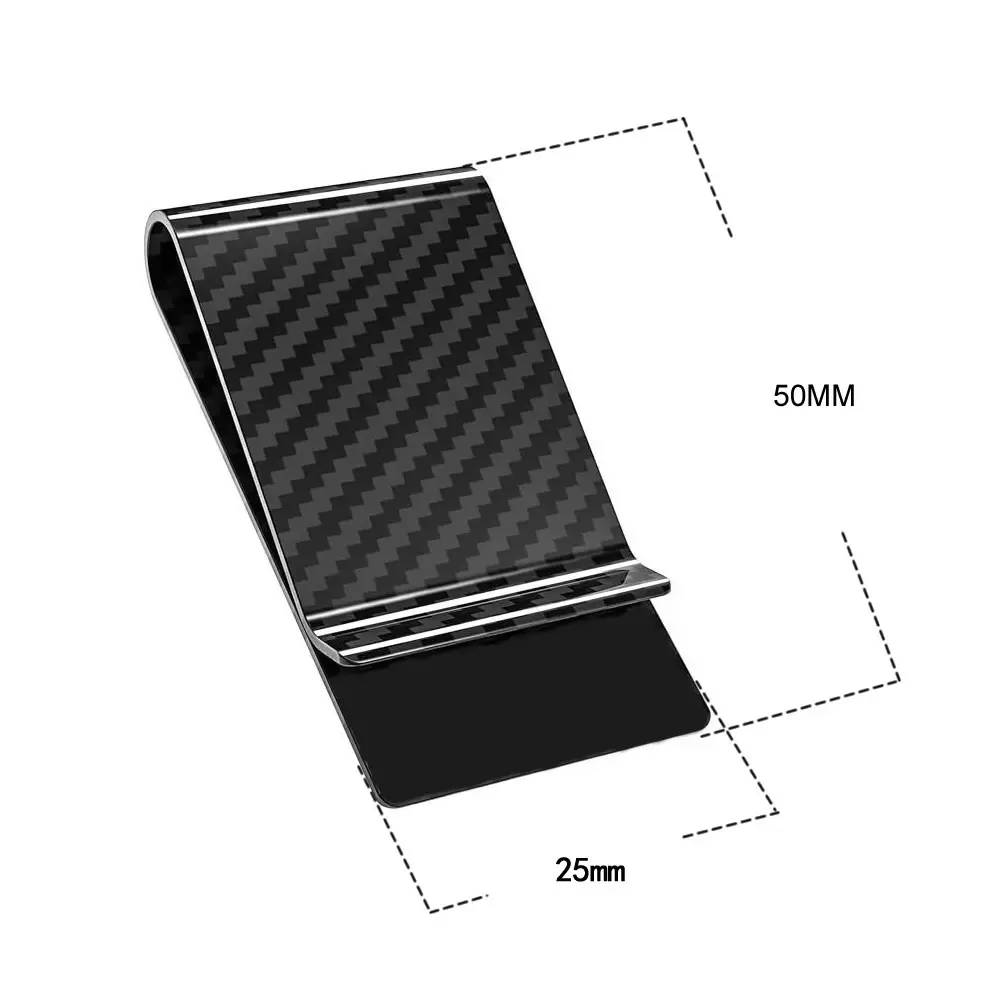 New Card Holder Portable Moisture-Proof Carbon Fiber Cross-Border Amazon Popular Ebay Stripesd Wallet Card Holder Copper Wallet — feature 13