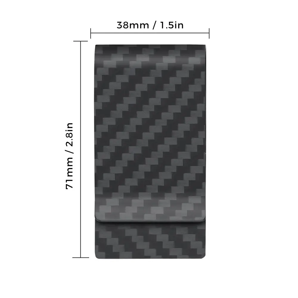 New Card Holder Portable Moisture-Proof Carbon Fiber Cross-Border Amazon Popular Ebay Stripesd Wallet Card Holder Copper Wallet