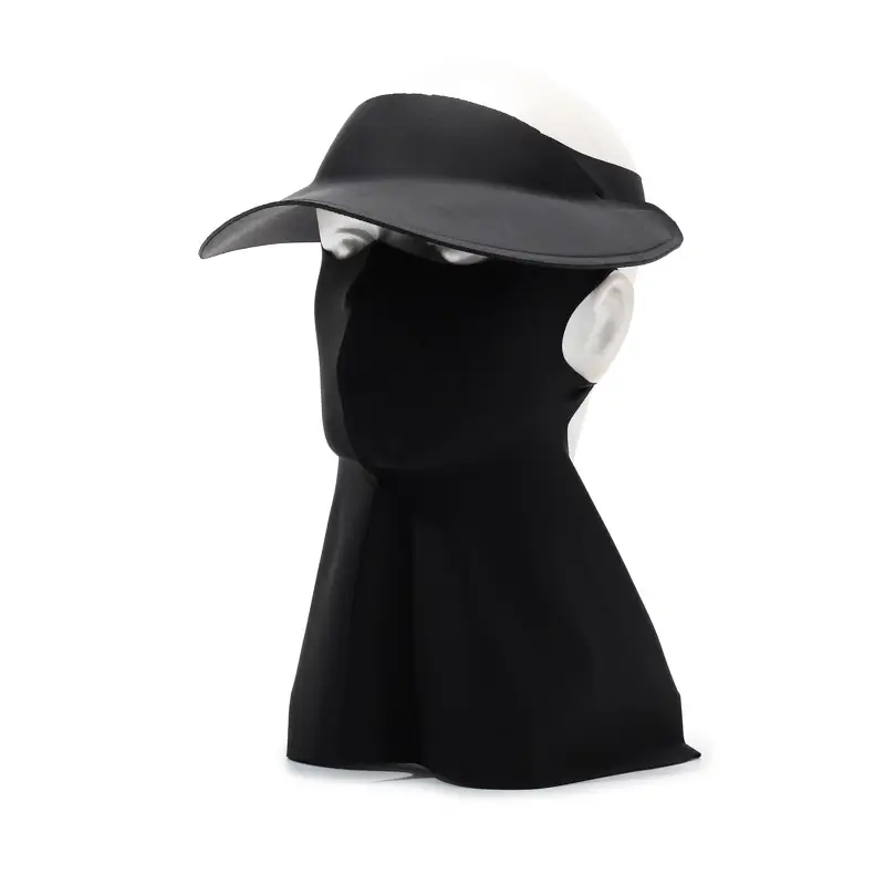 Women's Reusable Sun Protective Mask with Veil Cap - Image 9