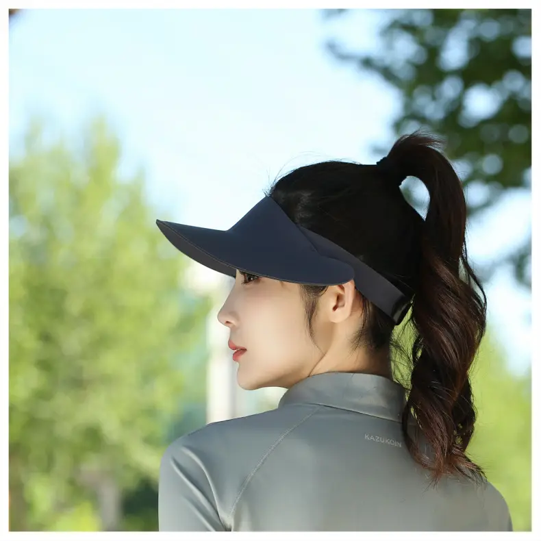 Women's Reusable Sun Protective Mask with Veil Cap — feature 1