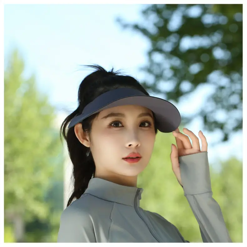 Women's Reusable Sun Protective Mask with Veil Cap — feature 2
