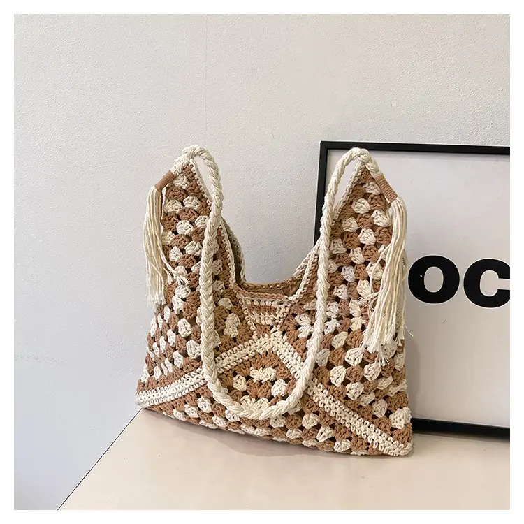 Cross-Border Woven Shoulder Bag Pastoral Style 2026 — feature 10