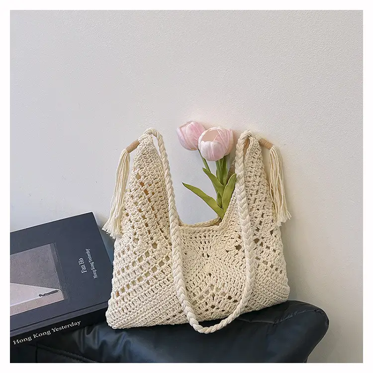 Cross-Border Woven Shoulder Bag Pastoral Style 2026 — feature 13