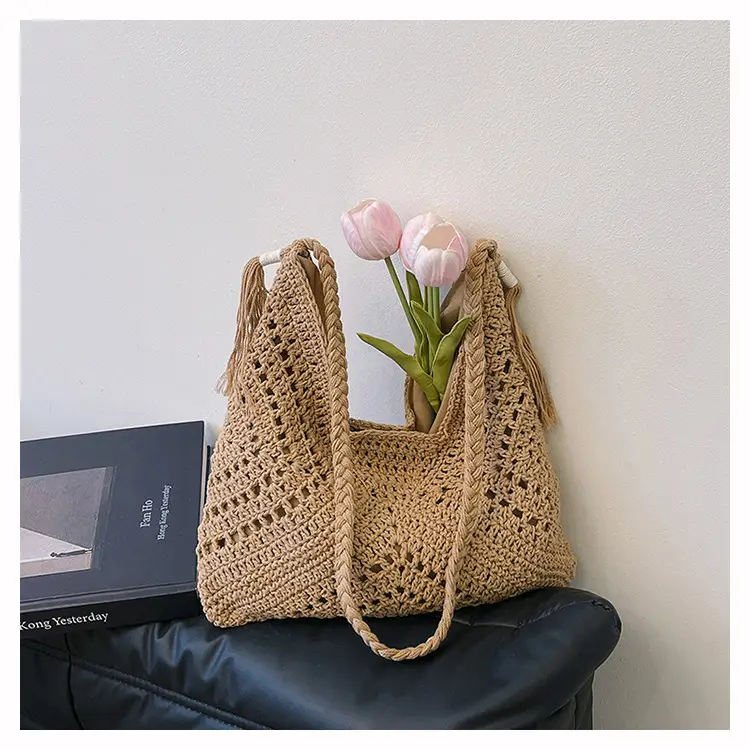 Cross-Border Woven Shoulder Bag Pastoral Style 2026 — feature 15