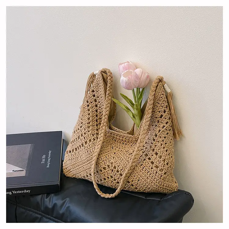 Cross-Border Woven Shoulder Bag Pastoral Style 2026 — feature 16
