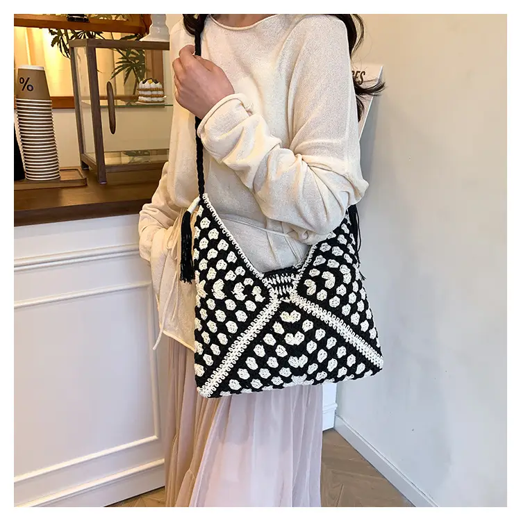 Cross-Border Woven Shoulder Bag Pastoral Style 2026 — feature 17