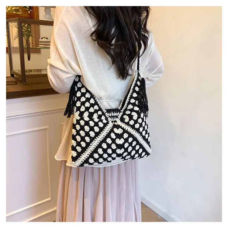 Cross-Border Woven Shoulder Bag Pastoral Style 2026 — feature 18