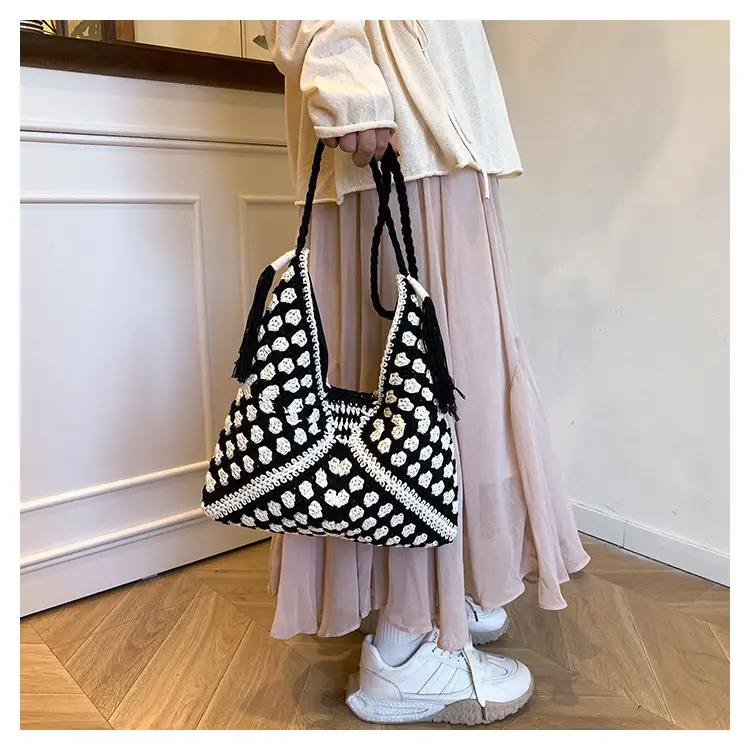 Cross-Border Woven Shoulder Bag Pastoral Style 2026 — feature 21