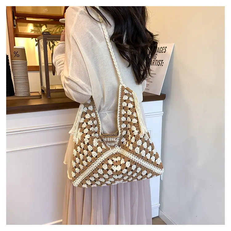 Cross-Border Woven Shoulder Bag Pastoral Style 2026 — feature 22