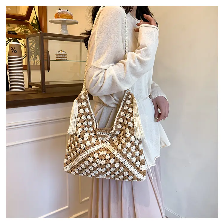Cross-Border Woven Shoulder Bag Pastoral Style 2026 — feature 24