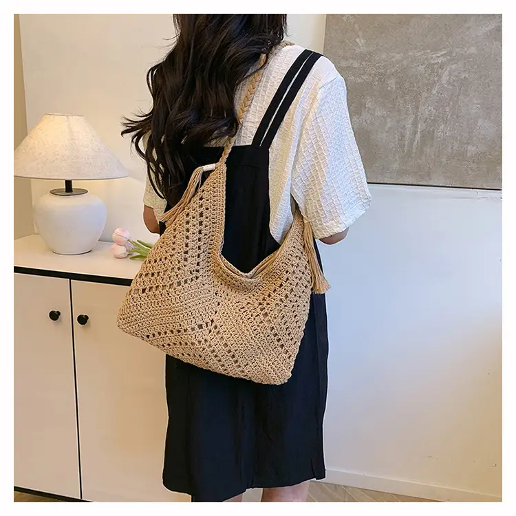 Cross-Border Woven Shoulder Bag Pastoral Style 2026 — feature 30