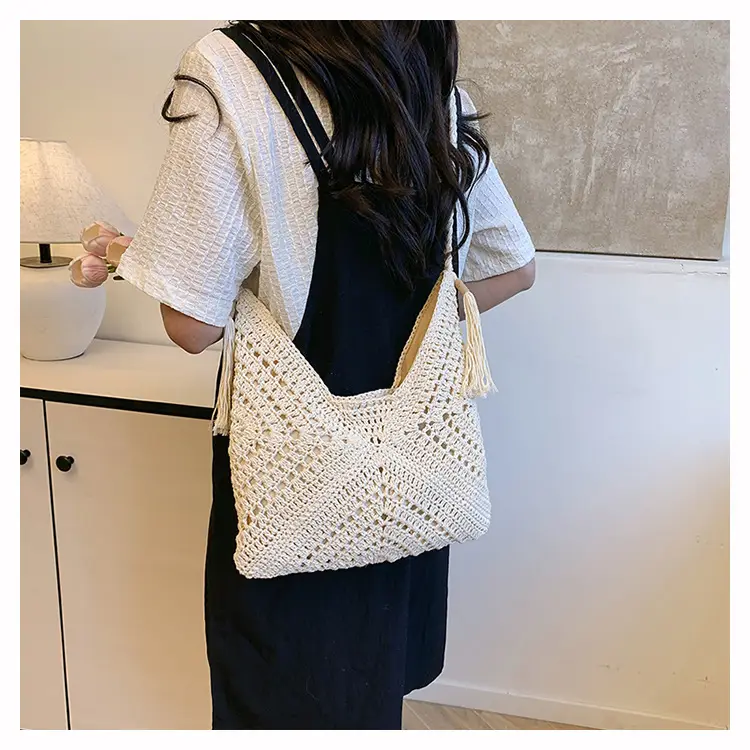 Cross-Border Woven Shoulder Bag Pastoral Style 2026 — feature 32