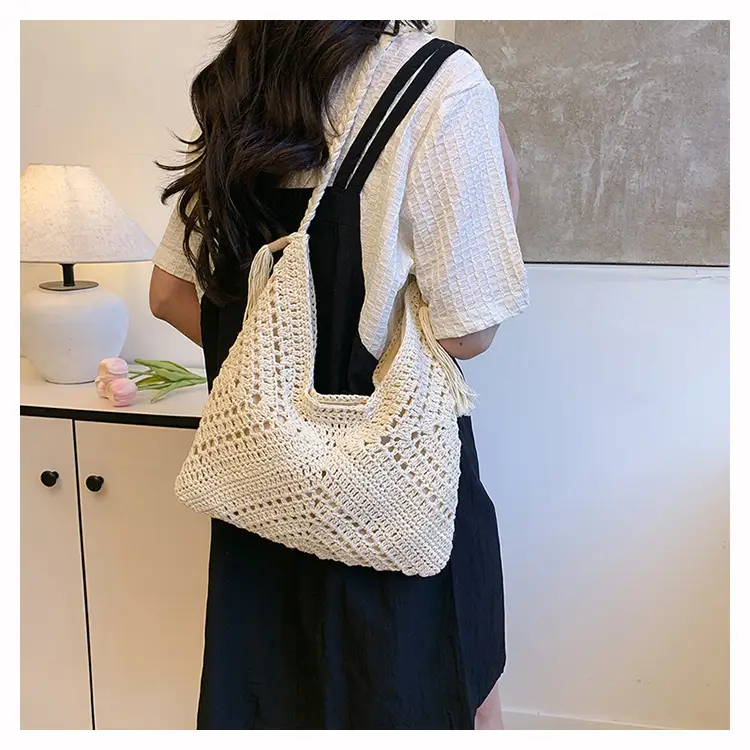 Cross-Border Woven Shoulder Bag Pastoral Style 2026 — feature 34