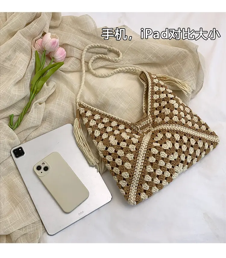 Cross-Border Woven Shoulder Bag Pastoral Style 2026 — feature 6