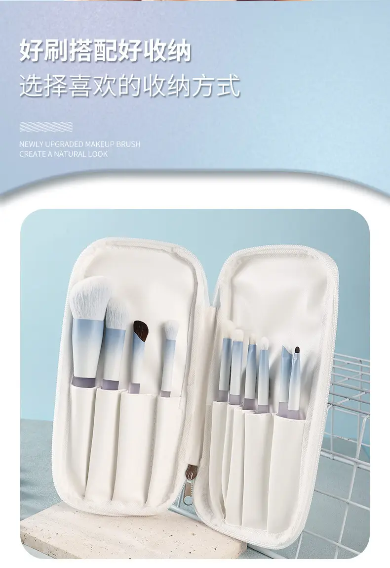 10-Piece Makeup Brush Set for Blush, Shadow & Eye Makeup β feature 16
