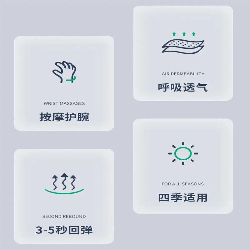 Memory Foam Mouse Pad with Acupressure & Ergonomic Design - Image 25