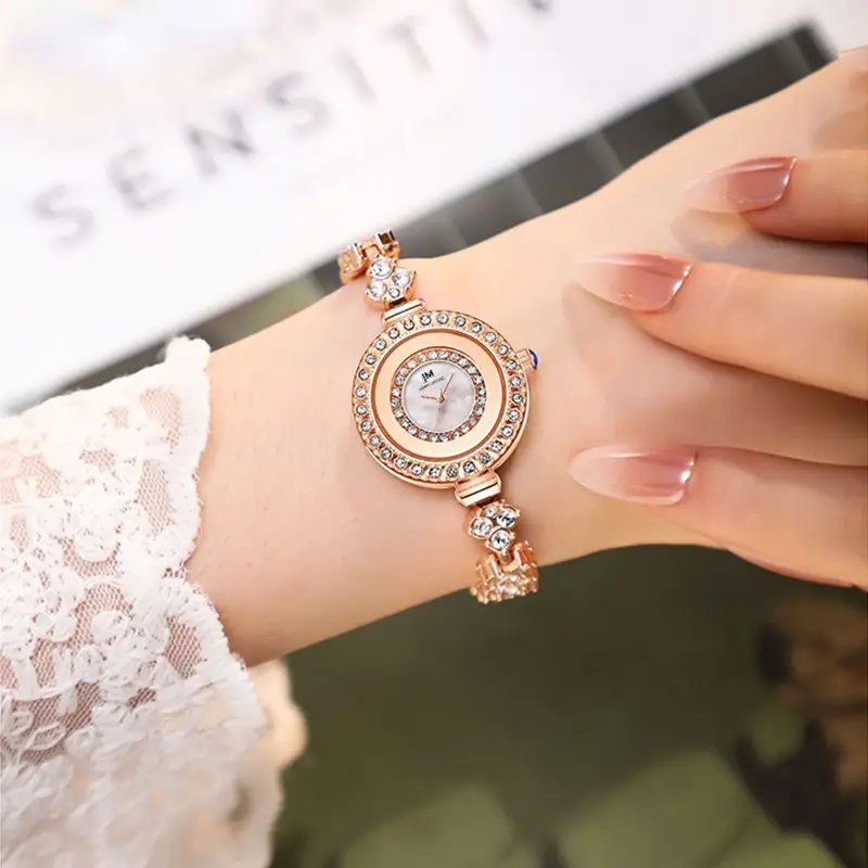 Women's Diamond Bracelet Quartz Watch All-match