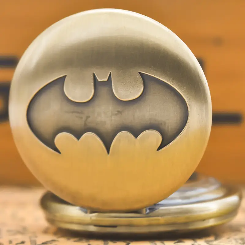 Cross-Border Flip Pocket Watch with Batman Design — feature 10