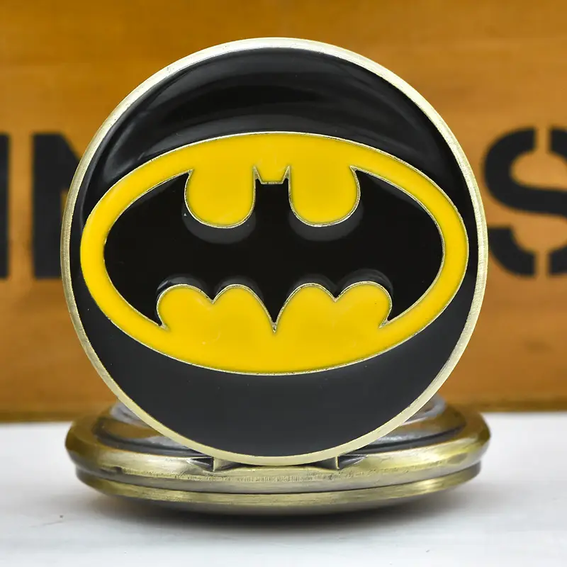 Cross-Border Flip Pocket Watch with Batman Design — feature 8