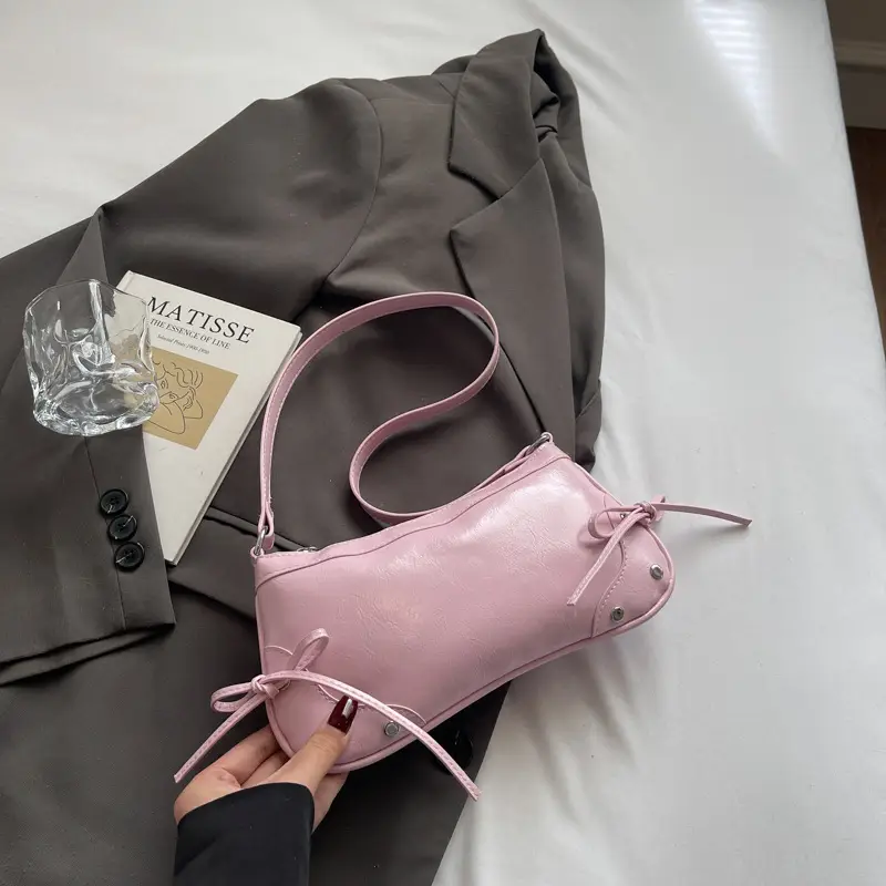 Red Crossbody Bag for Women 2025 Trendy Shoulder Bag - Image 3