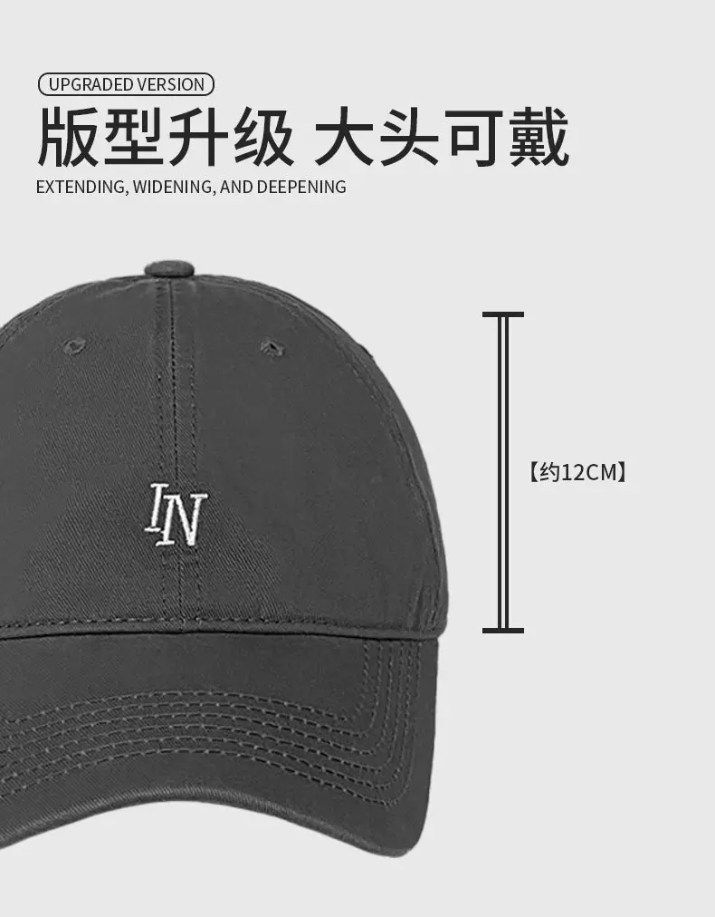 Women Baseball Cap White Ins Soft Casual Sunshade — feature 14