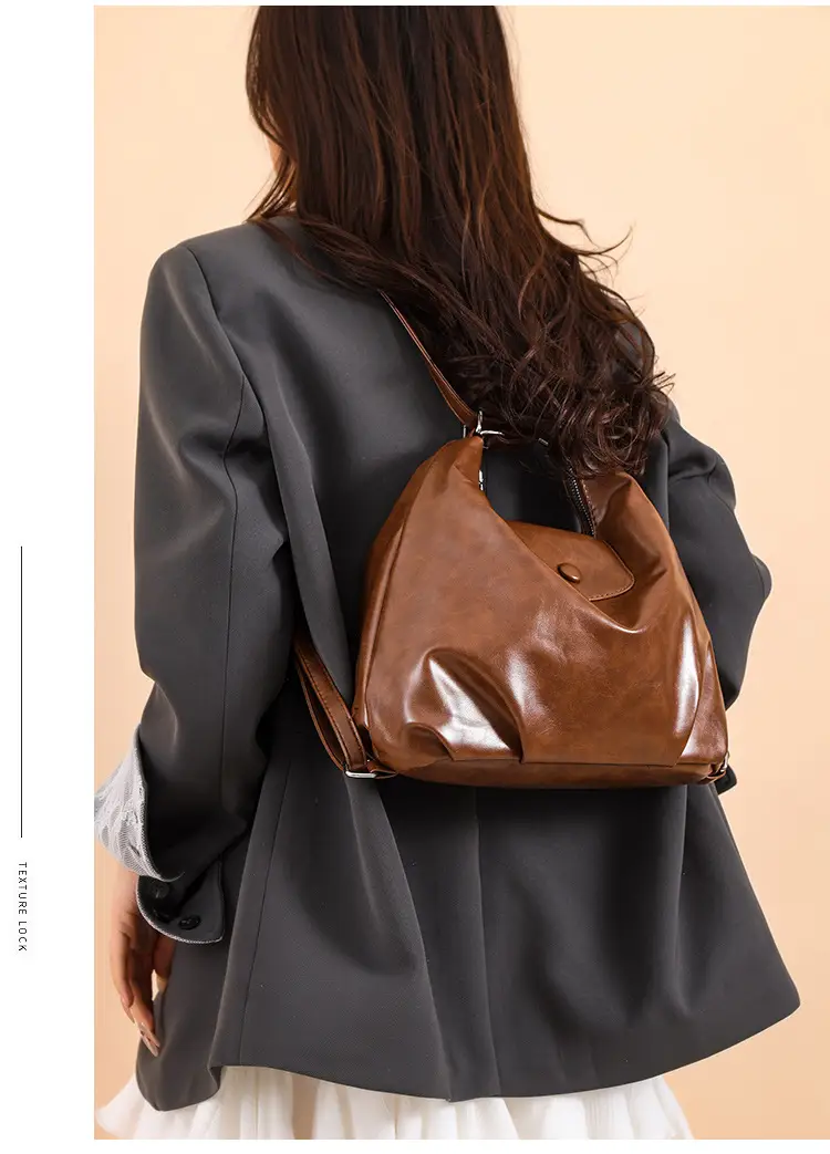 Women's Black Leather Crossbody Bag 2025 Large Capacity — feature 22