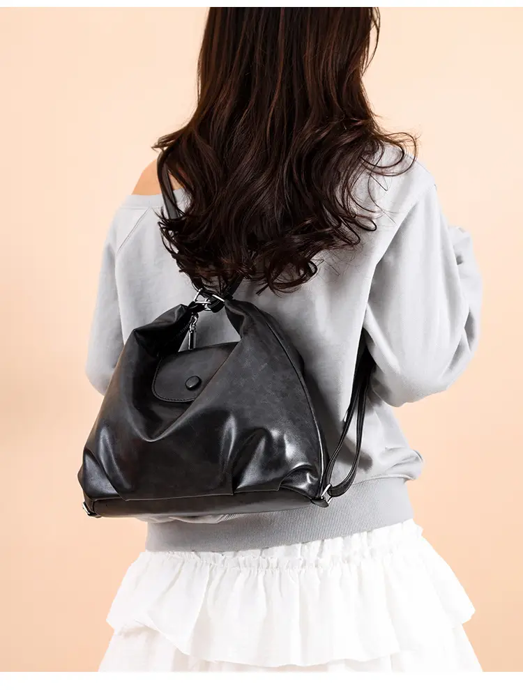 Women's Black Leather Crossbody Bag 2025 Large Capacity — feature 31