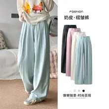 Women Wide Leg Pants Summer 2026 Pure Color — feature 3