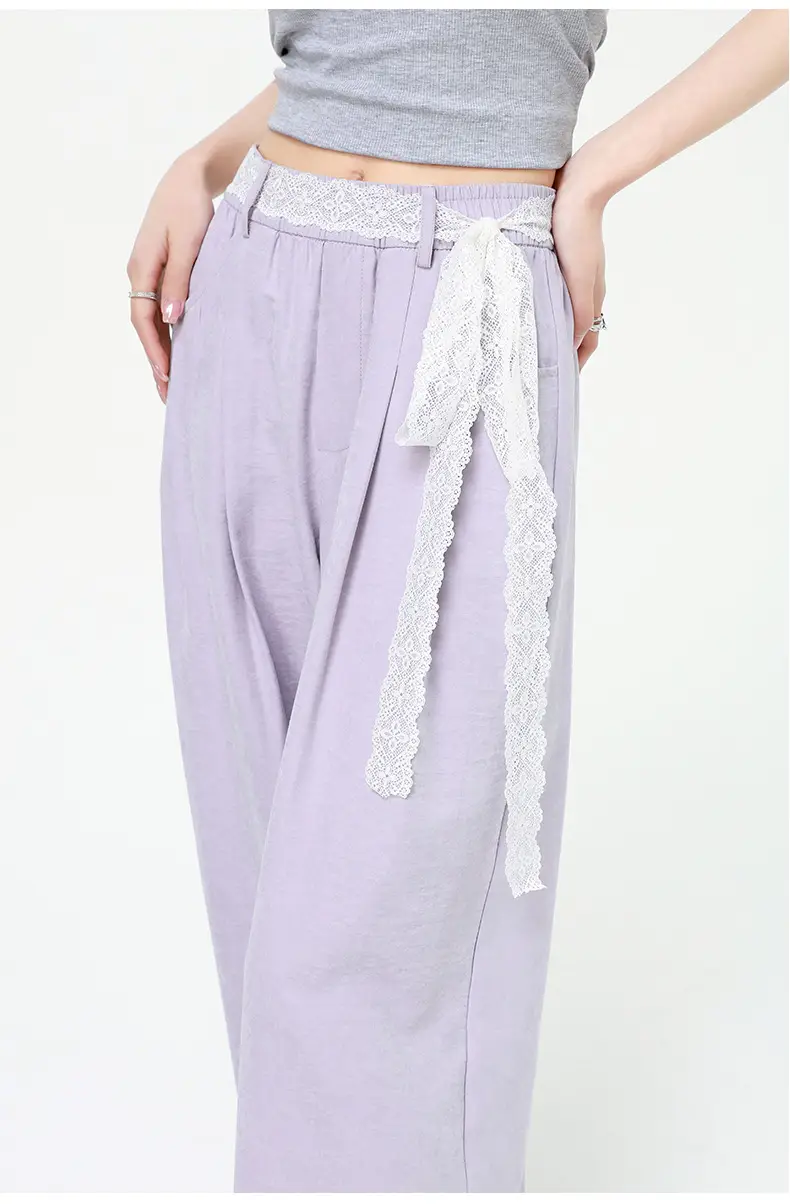 Women Wide Leg Pants Summer 2026 Pure Color — feature 45