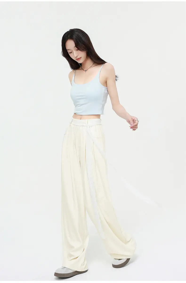 Women Wide Leg Pants Summer 2026 Pure Color — feature 48