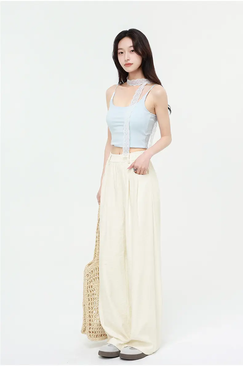 Women Wide Leg Pants Summer 2026 Pure Color — feature 49