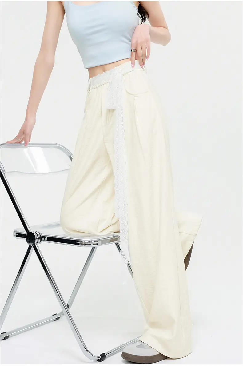Women Wide Leg Pants Summer 2026 Pure Color — feature 50