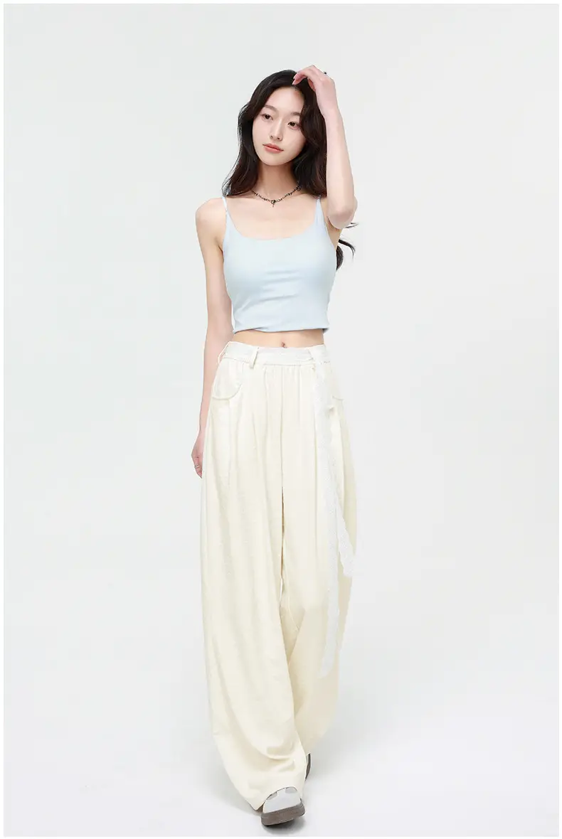 Women Wide Leg Pants Summer 2026 Pure Color — feature 51