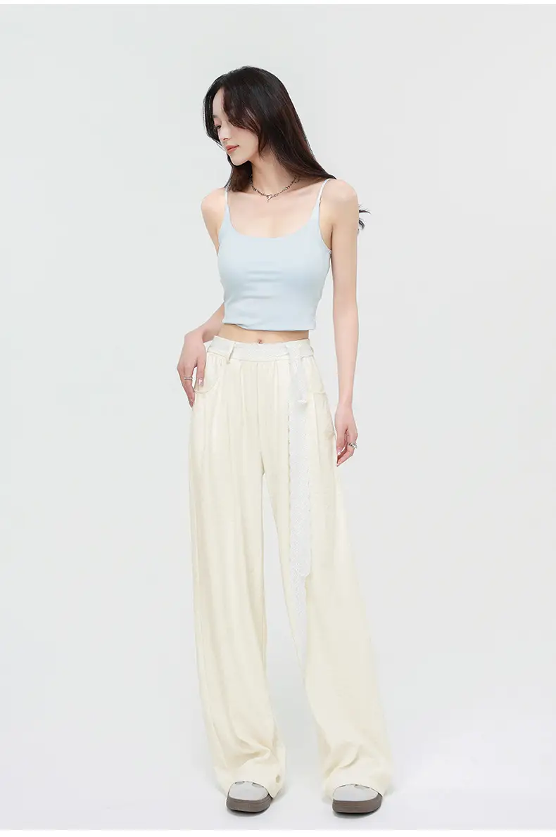 Women Wide Leg Pants Summer 2026 Pure Color — feature 52