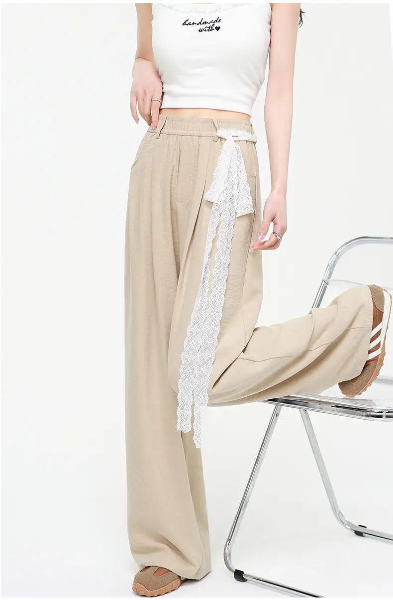 Women Wide Leg Pants Summer 2026 Pure Color — feature 55