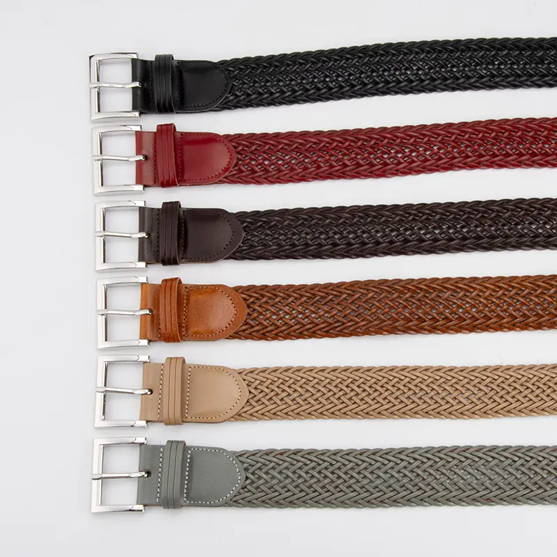 Woven Punch-Free Ladies Belt with Casual Pants - Image 8