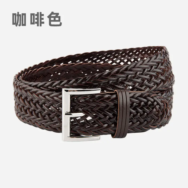 Woven Punch-Free Ladies Belt with Casual Pants - Image 3