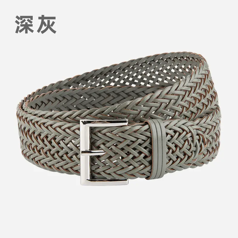 Woven Punch-Free Ladies Belt with Casual Pants - Image 4