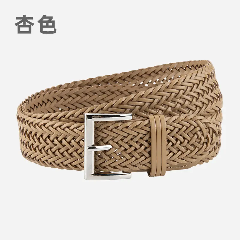 Woven Punch-Free Ladies Belt with Casual Pants - Image 5
