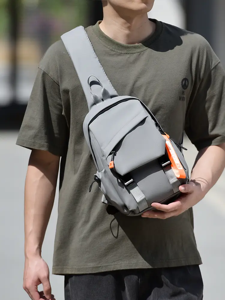 Men's Waterproof Crossbody Backpack for School & Outdoor Use - Image 4