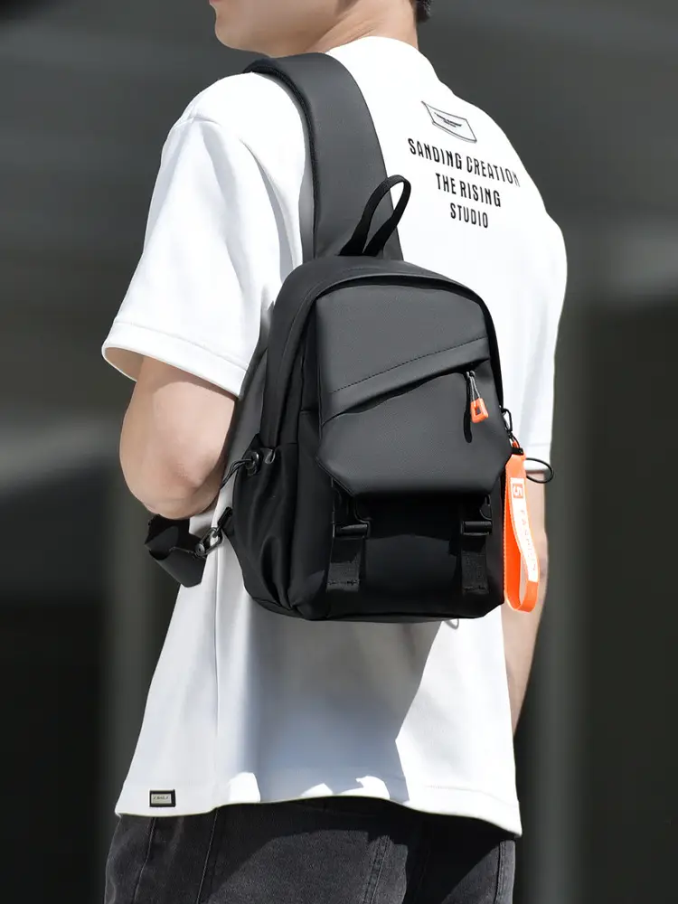 Men's Waterproof Crossbody Backpack for School & Outdoor Use - Image 5