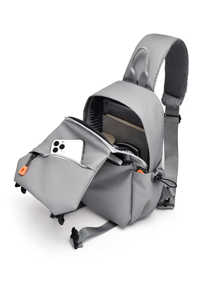 Men's Waterproof Crossbody Backpack for School & Outdoor Use - Image 7